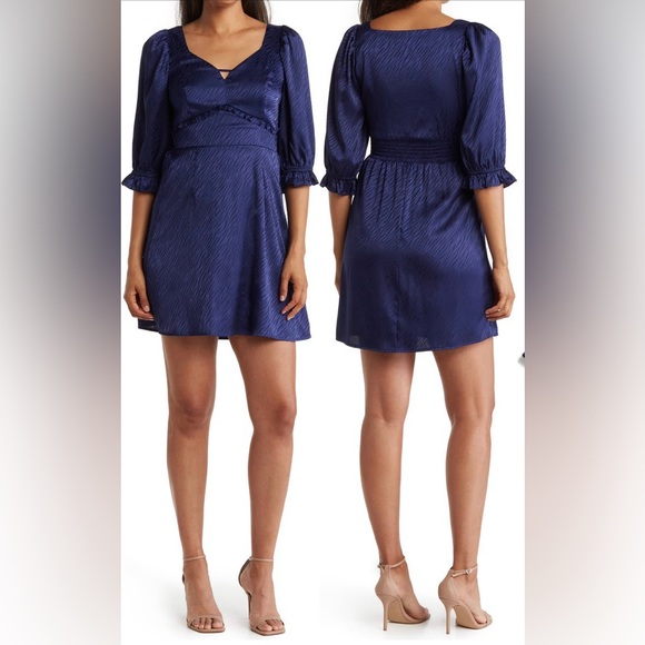 NWT - Collective Concepts Zebra Jacquard Minidress Size Large - Picture 6 of 6